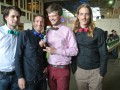 De initiatiefnemers van Krux tijdens de opening: Gero Asmuth, Dajo Bodisco, François Dumas en Erasmus Scherjon