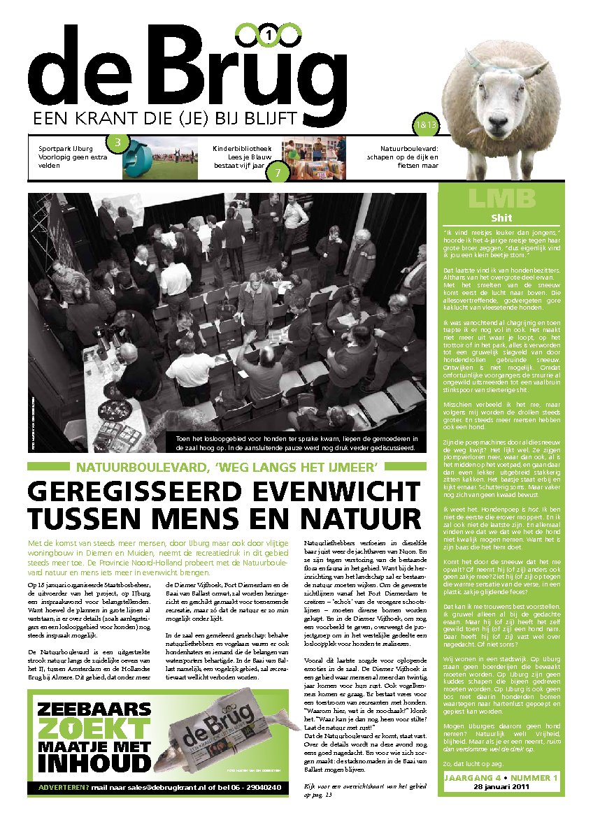 Editie 1, jaargang 2011