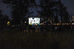 Openluchtbioscoop in beeld