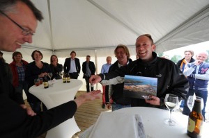 Zandzeilen op Zeeburgereiland