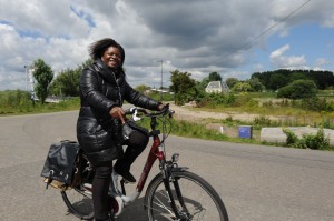 Fietsen voor een vliegticket
