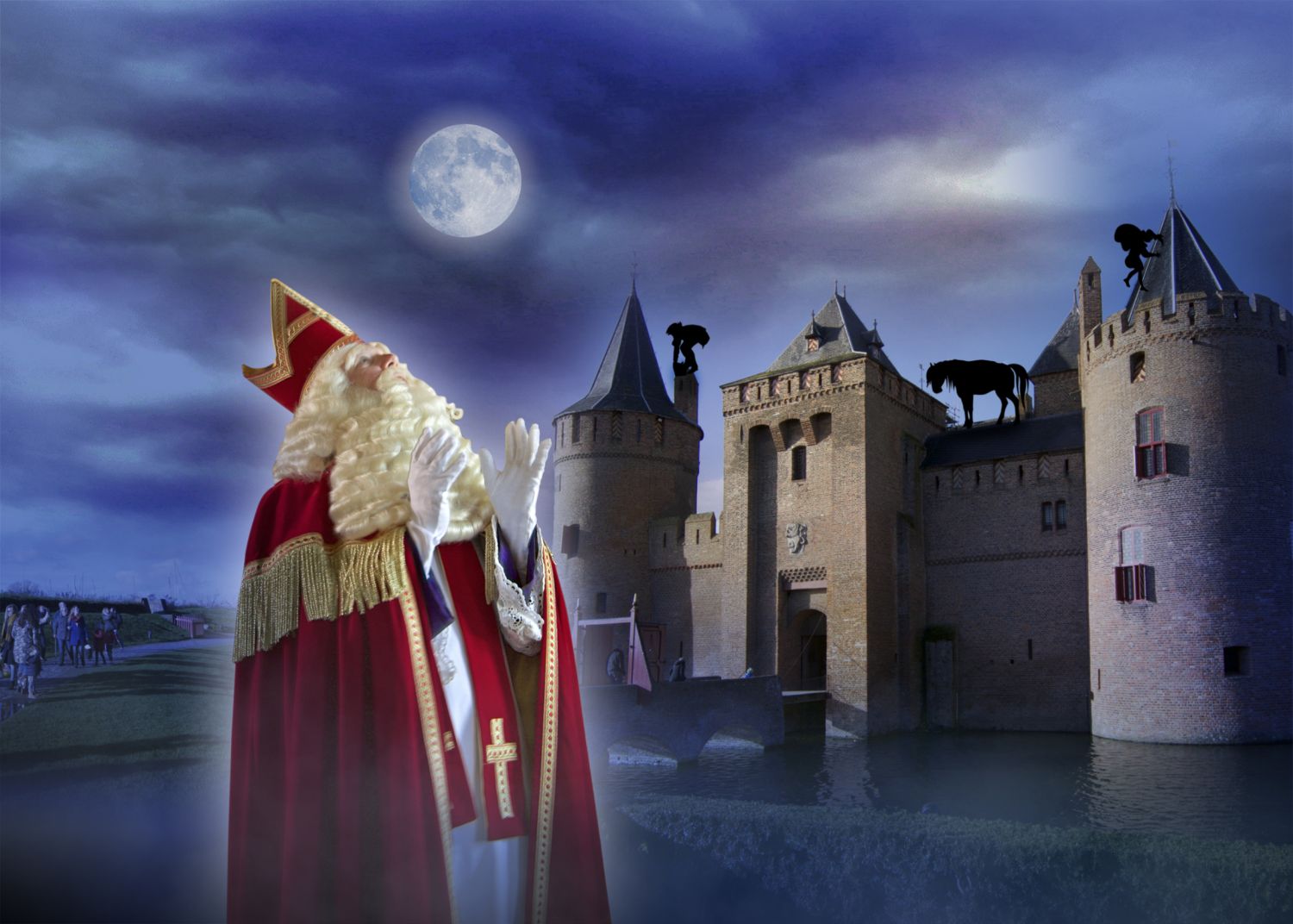 Sinterklaas op het Muiderslot