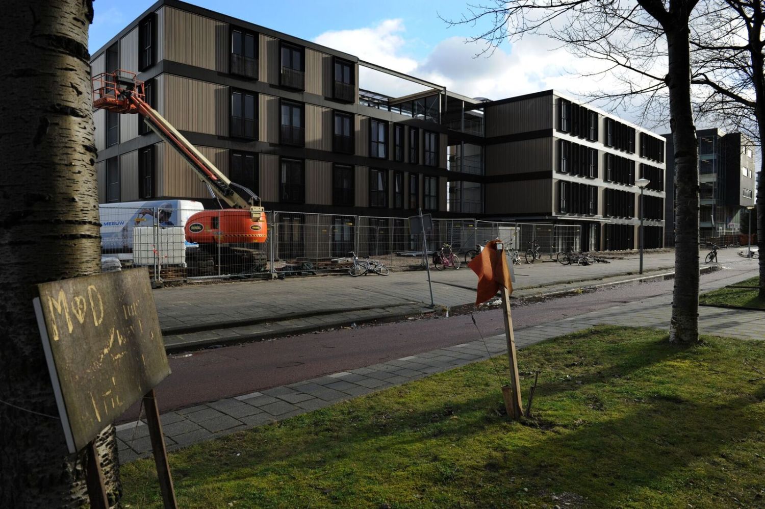 Cruquiusweg, tijdelijke woningen voor statushouders en studenten