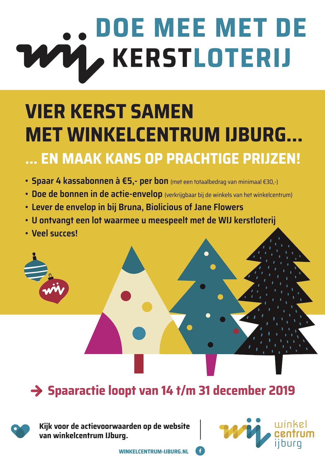 Kerstloterij bij Winkelcentrum IJburg