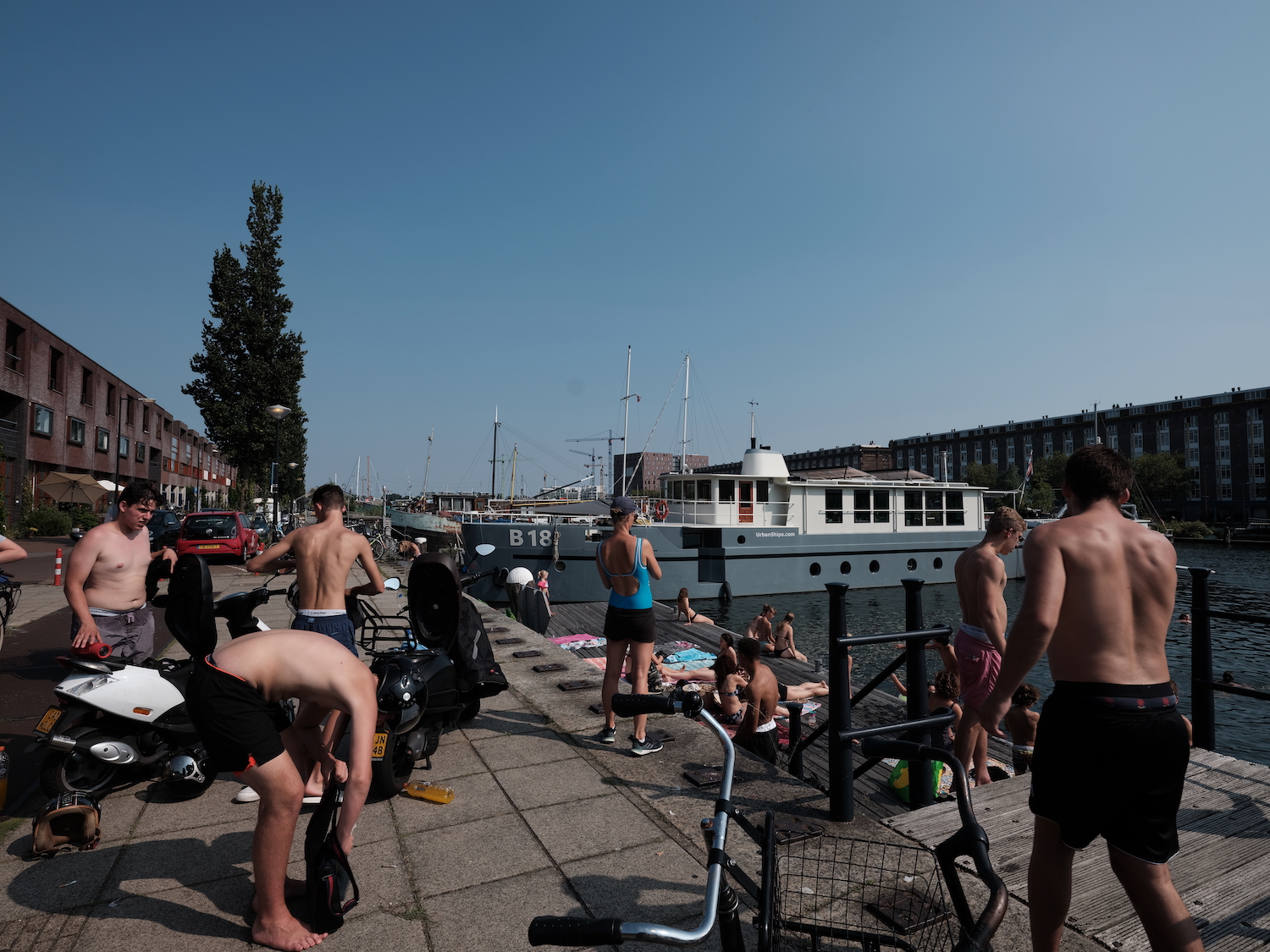 Zomerdans op de vulkaan