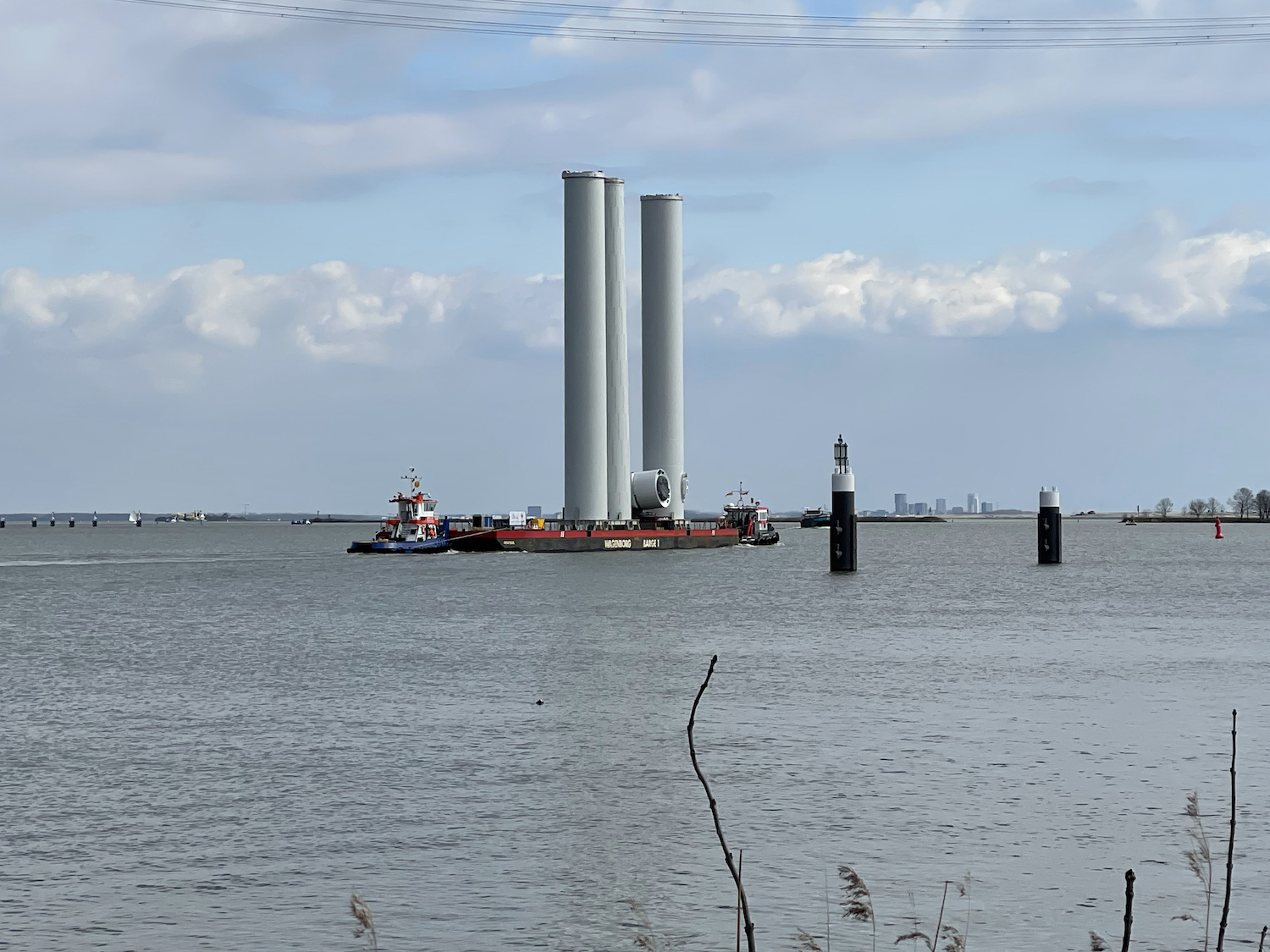 Botenprotest tegen komst windmolens