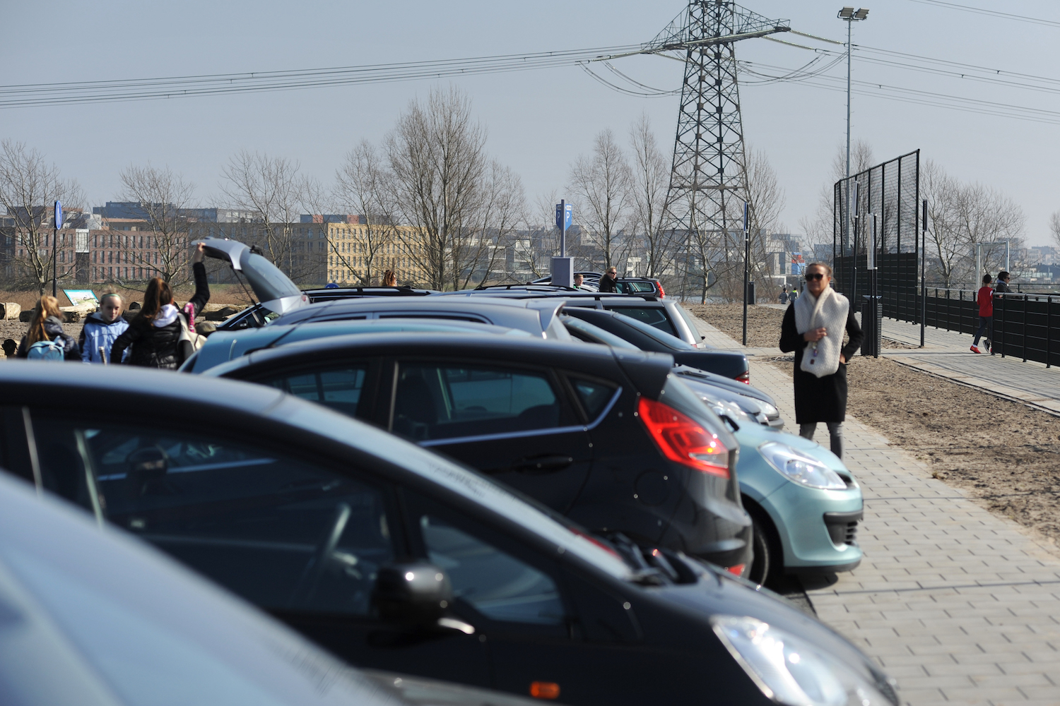 Negentig extra parkeerplekken in het Diemerpark. Uit onderzoek blijkt: te weinig groen in Oost