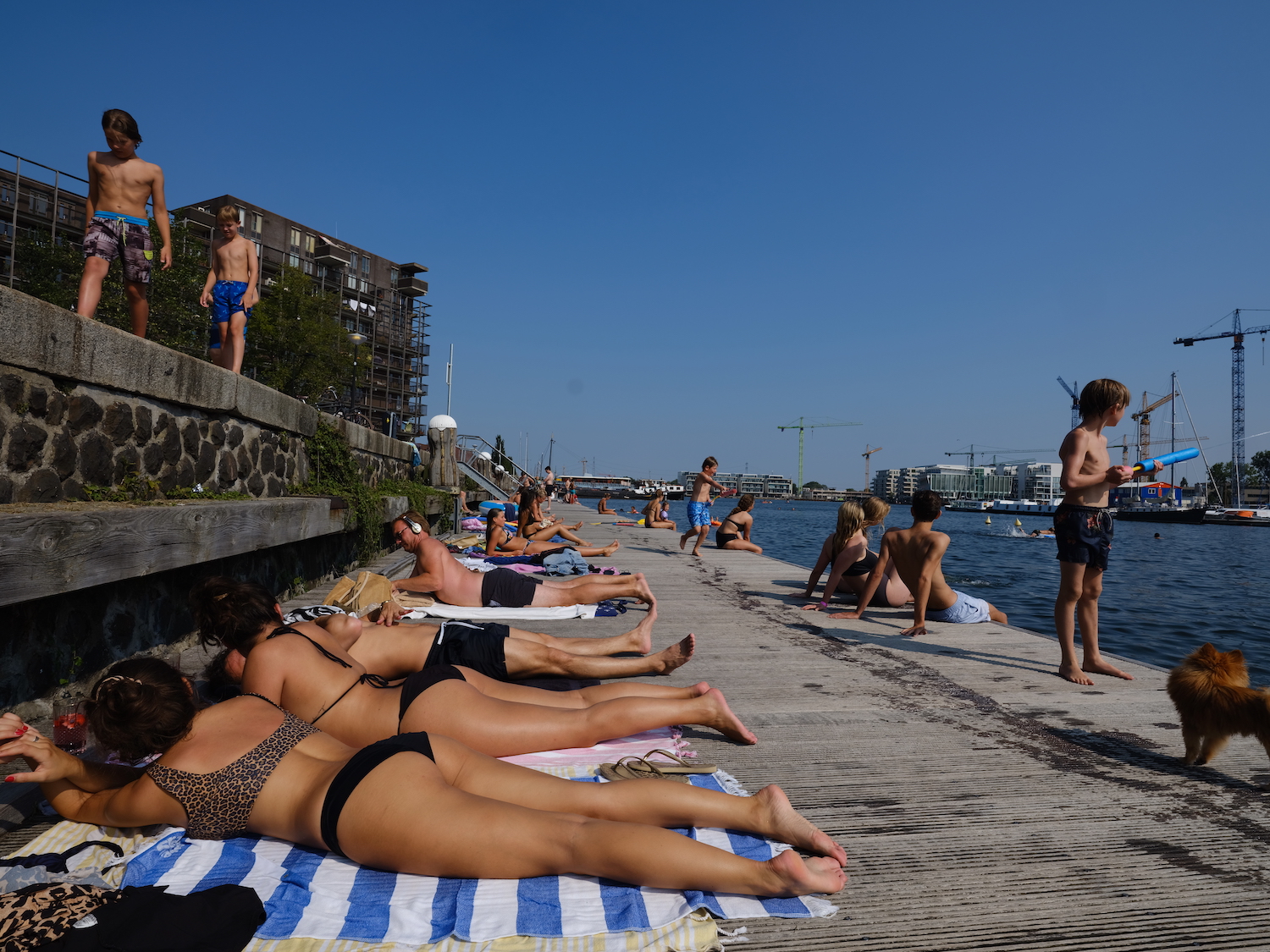 Zwemsteiger Borneokade ingekort na rechtszaak
