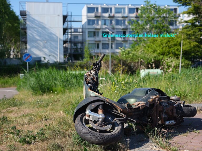 Ook het groenescooterplan is helaas mislukt