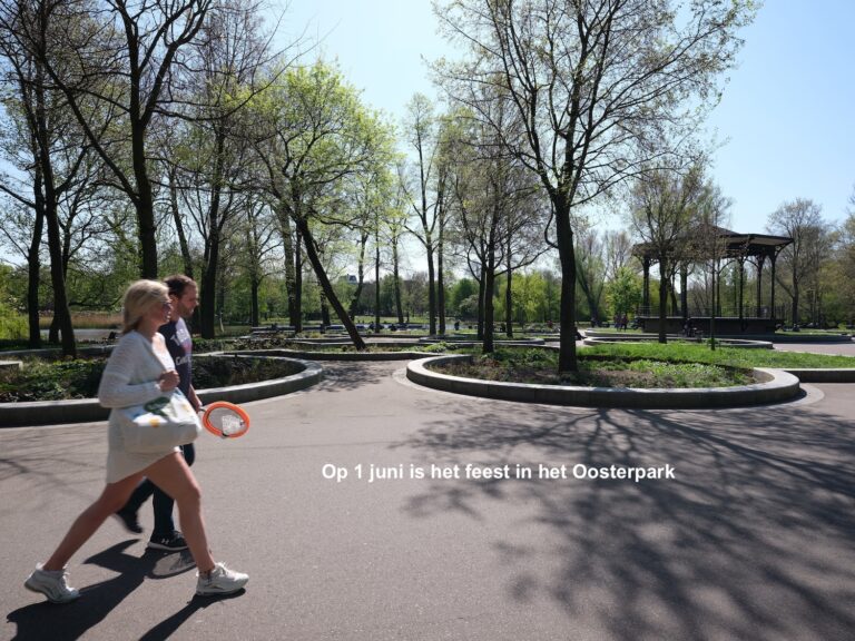 1 juni: feestelijke dag in het Oosterpark